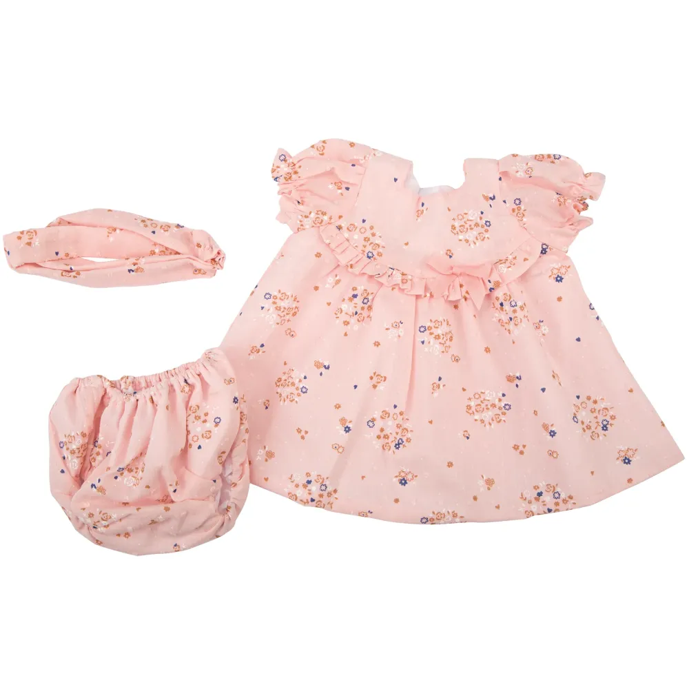 New Vestito Bebe Reborn 45 Cm Con Decorazioni Floreali Bambolotti