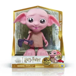 Wizarding World , Elfo Interattivo Di Dobby, Con Calzino, Oltre 30 Suoni E Frasi, Alto 21,6 Cm, Giocattoli Per Bambini Dai 6 Anni In Su Tablet E Giochi Interattivi