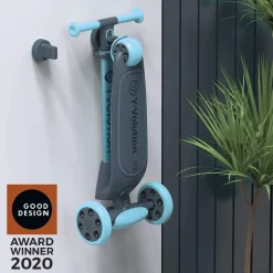 Hot Yglider Nua Lo Scooter A 3 Ruote Pieghevole Premium Con Ruote Luminose Da 127 Mm E Gancio Da Parete Per Bambini Dai 3 Anni In Su Monopattini